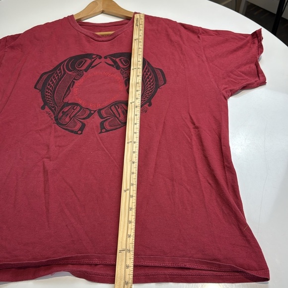 Vancouver Museum of Anthropology Red Graphic T-Shirt Vintage - Picture 5 of 6
